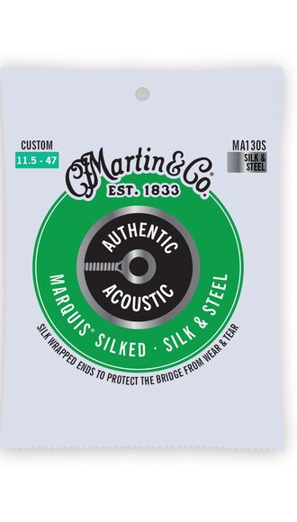 Authentic Acoustic Marquis&reg; Silked Guitar Strings Silk & Steel